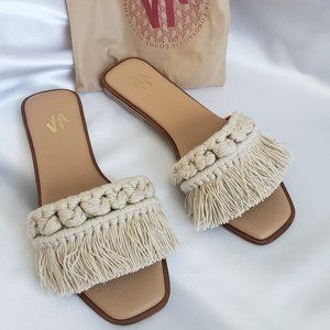 Silvia Cobos Candy Flat Sandal - Size 10 M